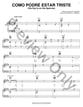 Como Podre Estar Triste piano sheet music cover